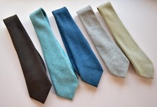 Cravatta vintage retrò look lana anni 50 60 nuova vecchio stock