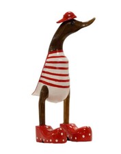 PAPERA IN LEGNO CON SCARPE E