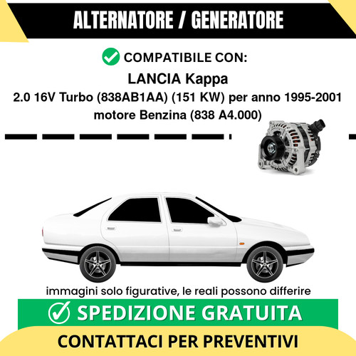 Alternatore lancia kappa 0 - alternatore, 2.0