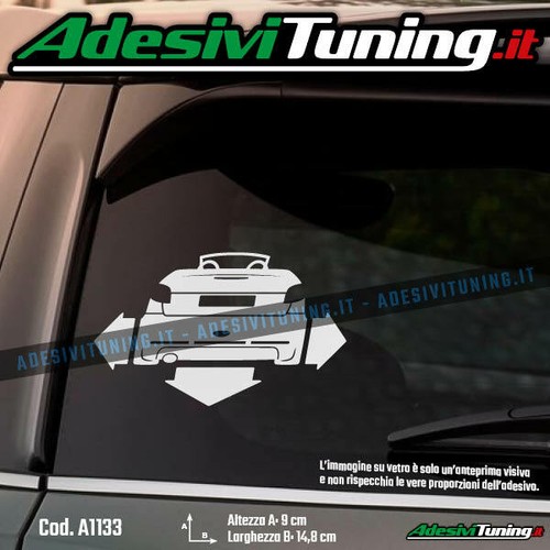 Adesivo down out peugeot - peugeot, 206cc
