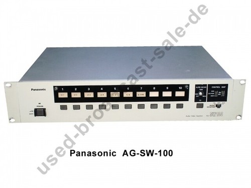 Panasonic sw100 - ag-sw100, a/v