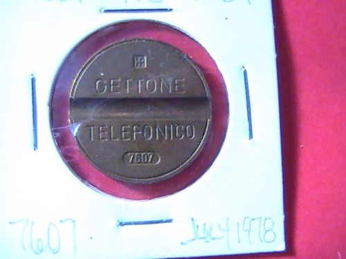 Token italian italy telephone - italy,