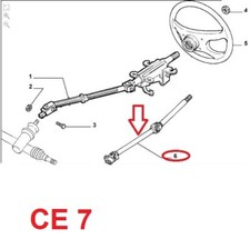 7636875 PIANTONE STERZO LANCIA DEDRA IE TB INTEGRALE 90->94