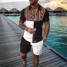 NUOVO set estivo uomo 2 pezzi