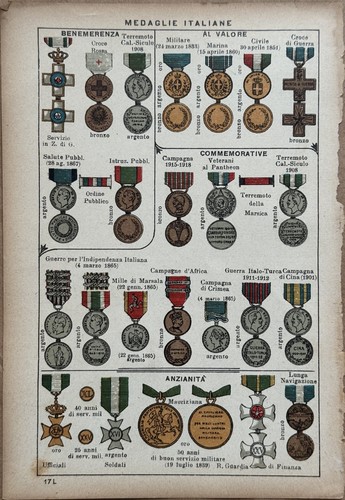 Medaglie italiane stampa - -,