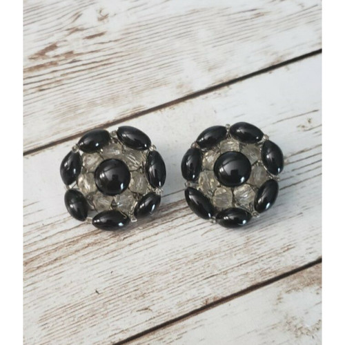 Vintage clip earrings - vintage,