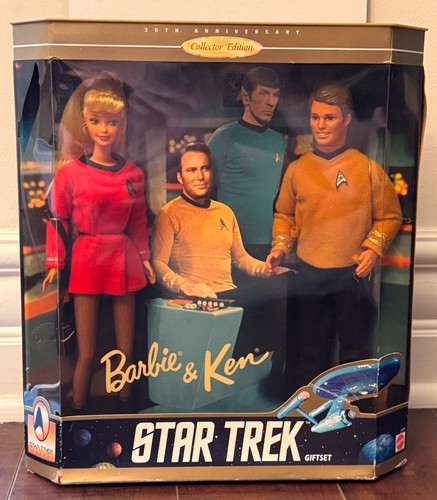 Barbie ken star trek set - e,