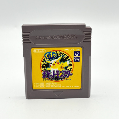 Pokémon giallo jap game boy - boy,