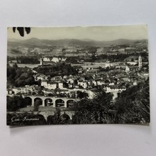 CEVA PANORAMA CUNEO CARTOLINA  BIANCO NERO GRANDE SPEDITA 1956  VIAGGIATA 