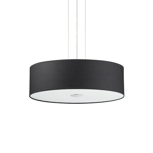 Lampadario moderno woody nero - lampadario,
