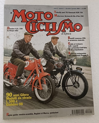 Motociclismo epoca 1 - motociclismo, 12/1