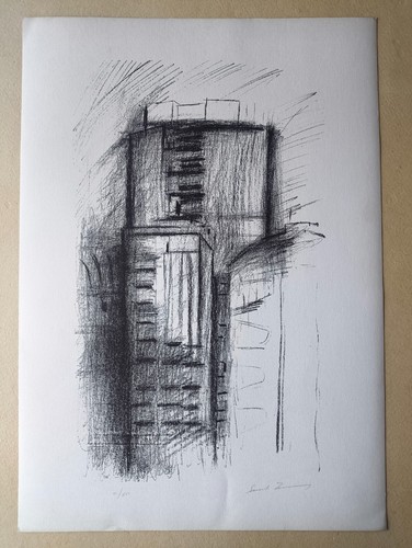 Ernesto treccani litografia - -,