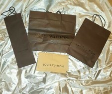 LOUIS VUITTON 3 shopping bags ed una dustbag vari formati
