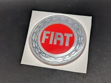 FIAT 60MM LOGO ADESIVO 3D SIGLA EMBLEMA FREGIO STEMMA SCRITTA BADGE TARGA NOME