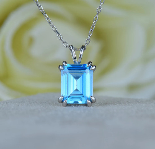 Collana topazio blu londra - blu,