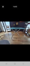 Basamento tavolo calligaris, acciaio cromato. Usato ottimo, regalo piano