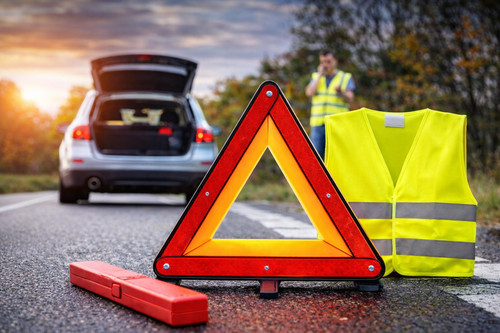 Triangolo emergenza auto - triangolo,