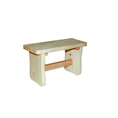 Sgabello legno pino - sgabello, grezzo