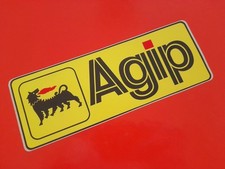Adesivo stickers vintage AGIP Azienda generale petroli italiani ( Anni 70/80 )