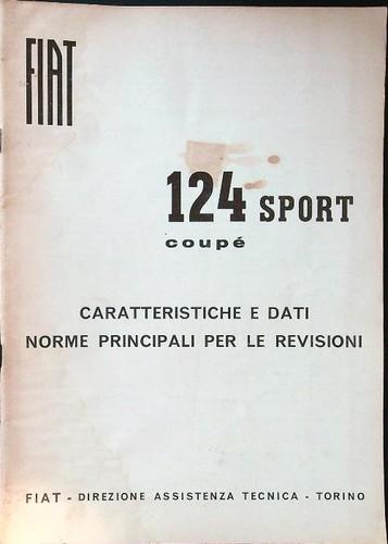 Fiat 124 sport coupe - 124, coupe'
