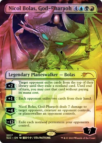 Nicol bolas god - god-pharaoh, foil-