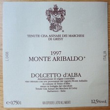 Wine labels ITALY MONTE