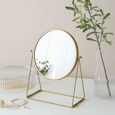 Specchio da tavolo IKEA LASSBYN Ø17 cm colore oro