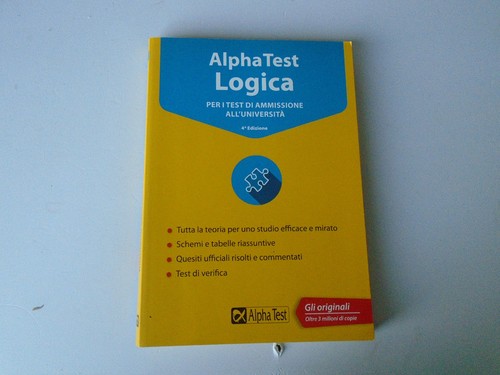 Libro alpha test logica - logica,per, i