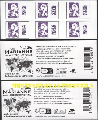 Variété carnet 2360 - variÉtÉ,