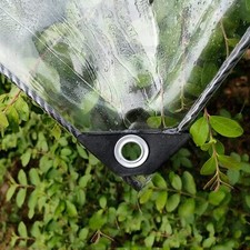 Telo Impermeabile Trasparente Copertura per Arredo Giardino Gazebo Terrazze