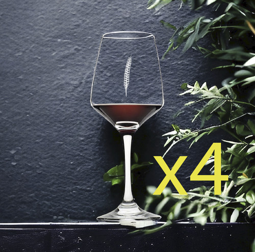 Bicchieri vino grano - bicchieri, x4