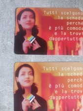 schede telefoniche Ambra Con Rara Variante Con Faccia Rossa