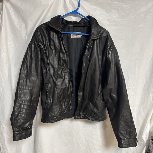 Bomber uomo rage pelle nera - uomo,
