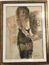 Dipinto ad olio su cartoncino di Maurilio Colombini cm 100x 70