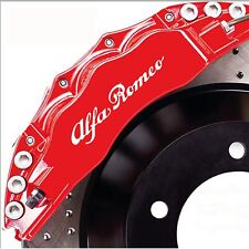 Set 4 Adesivi BIANCO Alfa Romeo pinze freno giulietta giulia mito stelvio 159