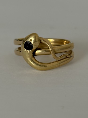 7944 bague serpent ancienne - 7944-,