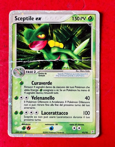 Lotto carte pokémon sceptile - lotto,