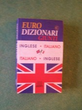 EURO DIZIONARI INGLESE ITALIANO ITALIANO INGLESE ED GIUNTI