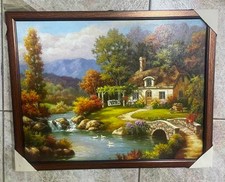 Quadro vintage paesaggio - quadro,