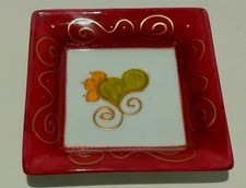 Svuotatasche Porcellana Limoges Decorato Mano Idea Regalo Soizick  *82499