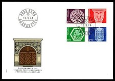 SWITZERLAND - SVIZZERA - 1974 - Architettura e lavori artigianali