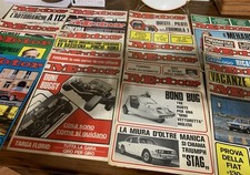 Motor auto epoca no quattroruote lotto 22 riviste vintage 1970 molto rare belle