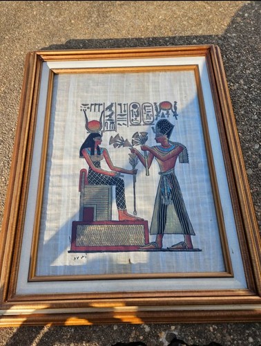 Autentico papiro egizio antico
