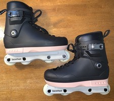 Them 909 Pattini in linea neri aggressivi da uomo taglia media 9/9,5 US