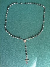 Rosario vintage in argento 800