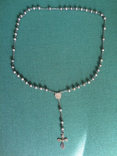 Rosario vintage argento - rosario,