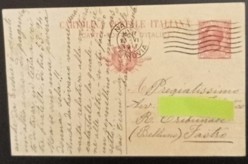 Cartolina postale italiana