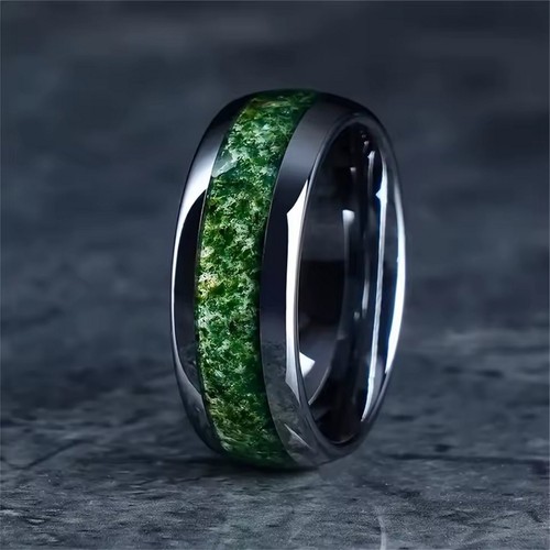 Anello simulato giada smeraldo - simulato,
