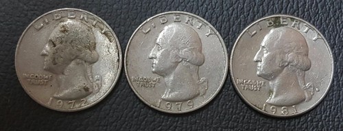 Usa old coins quarter dollar - 3,