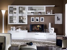 PARETE ATTREZZATA LACCATA